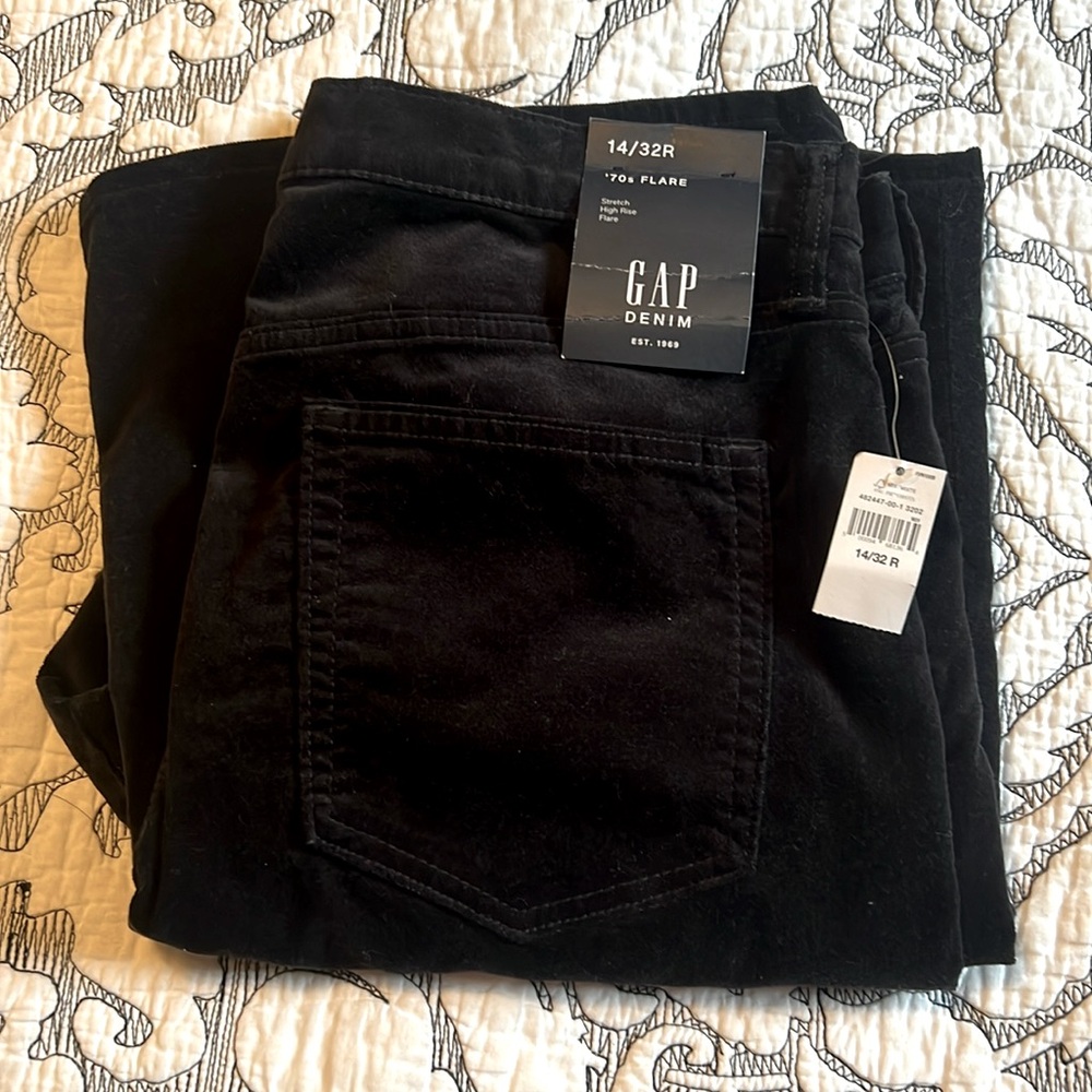 GAP velvet denim pants